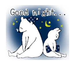 Pretty animals speaking a Nambu-Ben. sticker #8302595