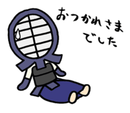 Kendo girl "YURUMI" 2 sticker #8302599