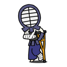 Kendo girl "YURUMI" 2 sticker #8302616