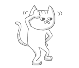 a kitten and his mother sticker #8303810