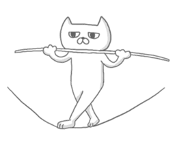 a kitten and his mother sticker #8303814