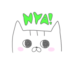 a kitten and his mother sticker #8303817