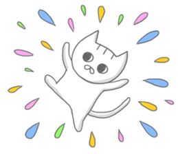 a kitten and his mother sticker #8303819