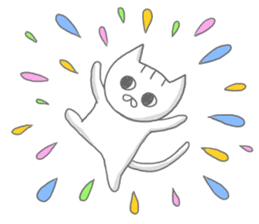 a kitten and his mother sticker #8303819