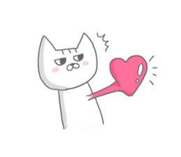 a kitten and his mother sticker #8303820