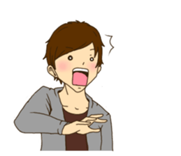 Refreshing boy 1 sticker #8304070