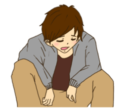 Refreshing boy 1 sticker #8304072