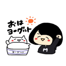 Maki-Chan and the cat sticker #8304596