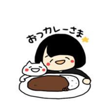 Maki-Chan and the cat sticker #8304599