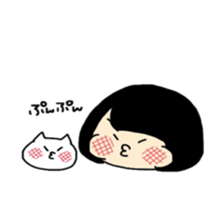 Maki-Chan and the cat sticker #8304603