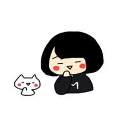 Maki-Chan and the cat sticker #8304611