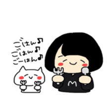 Maki-Chan and the cat sticker #8304612