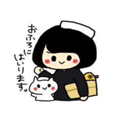 Maki-Chan and the cat sticker #8304615