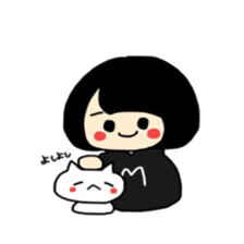 Maki-Chan and the cat sticker #8304618