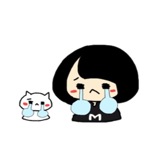 Maki-Chan and the cat sticker #8304619