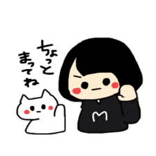Maki-Chan and the cat sticker #8304626