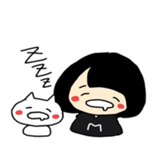 Maki-Chan and the cat sticker #8304634