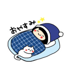 Maki-Chan and the cat sticker #8304635