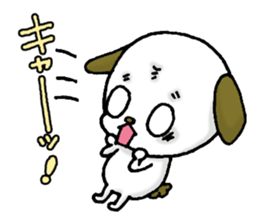 Stamp of the puppy(Loose version) sticker #8304866