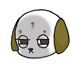 Stamp of the puppy(Loose version) sticker #8304869