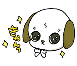 Stamp of the puppy(Loose version) sticker #8304893