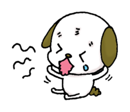 Stamp of the puppy(Loose version) sticker #8304896