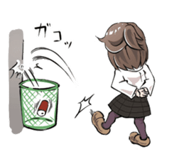 Wondering! Detsune-chan sticker #8304978