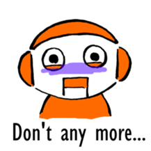 replying robot part2(English ver.) sticker #8305012