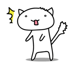 Greeting cat Response cat sticker #8305124