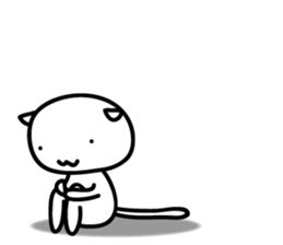 Greeting cat Response cat sticker #8305130