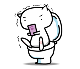 Greeting cat Response cat sticker #8305137