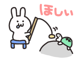 Analog rabbit sticker #8305381