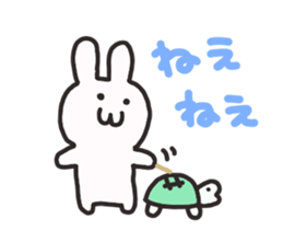 Analog rabbit sticker #8305396