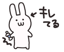 Analog rabbit sticker #8305401
