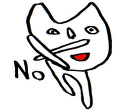 cute love cat Stickers. sticker #8305428