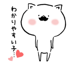 Higenyanko beard cat sticker #8305714