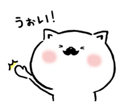 Higenyanko beard cat sticker #8305723