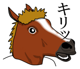 Sticker of horse man sticker #8305765