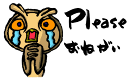 H.B.Owl Jr. vol 3 ver.English sticker #8305875