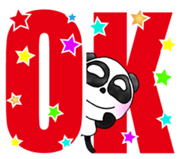 a panda with love 2 sticker #8306182