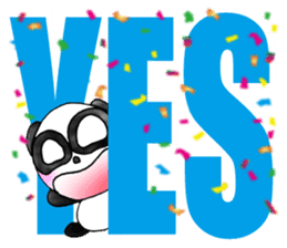 a panda with love 2 sticker #8306183