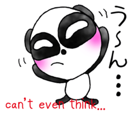 a panda with love 2 sticker #8306185