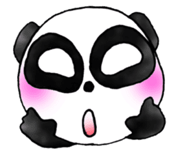 a panda with love 2 sticker #8306200
