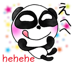 a panda with love 2 sticker #8306209