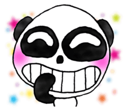 a panda with love 2 sticker #8306212