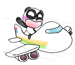 a panda with love 2 sticker #8306215