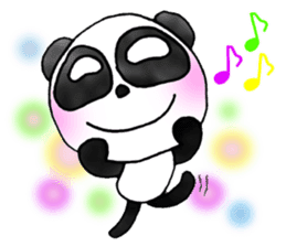 a panda with love 2 sticker #8306217