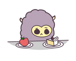 Little Purple Llama: Llamita sticker #8306342