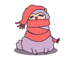 Little Purple Llama: Llamita sticker #8306343