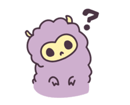 Little Purple Llama: Llamita sticker #8306347